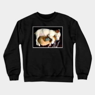 Wasted puppy - cute Jack Russell Terrier Crewneck Sweatshirt